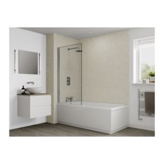 Multipanel Classic Bathroom Wall Panel Hydrolock 2400 x 1200mm Riven Marble 9241