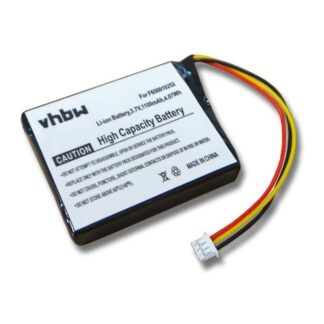 vhbw 1x Battery compatible with TomTom One V2, V3, XL, Rider V1, Rider, XL 2, V5, Version 3 GPS Navigation System Sat Nav (1100mAh, 3.7 V, Li-Ion)