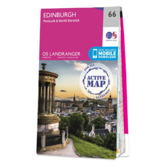 Ordnance Survey OS Map of Edinburgh: Landranger 66